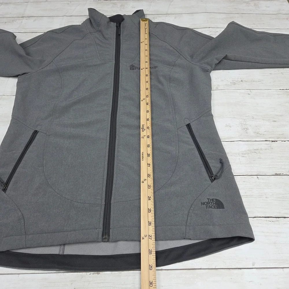 The North Face Jacket Women L Grey WindWall Softshell PulteGroup Full‎ Zip